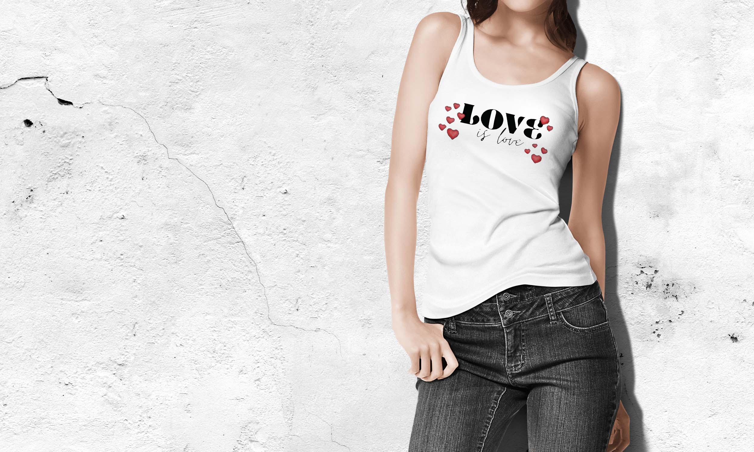 Love | Women's Flowy Scoop Muscle Tank